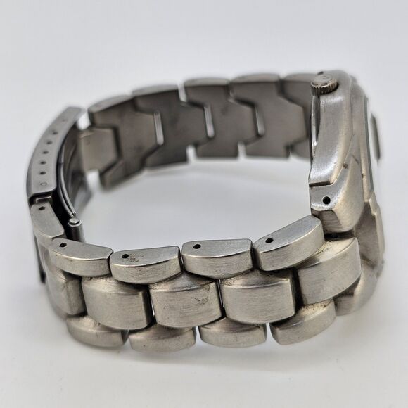 Massimo Men's Watch 37MM Gray Dial Date Gray Bracelet Band 6" New Battery - Picture 9 of 12